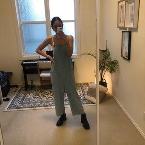 Denim overalls/jumpsuit